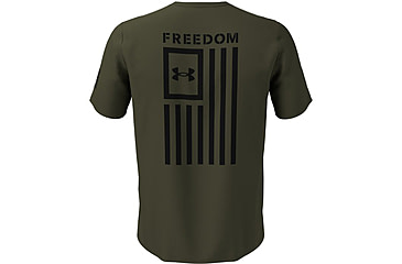 Image of Under Armour Freedom Flag T-Shirt - Men's, Marine OD Green/Black, 2XL, 13708103912X