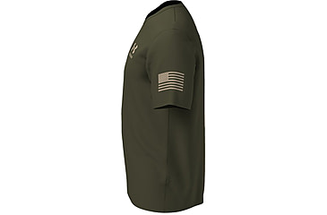Image of Under Armour New Freedom Flag T-Shirt - Mens, Marine OD Green / Desert Sand, Large, 1370810390LG
