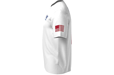 Image of Under Armour New Freedom Flag T-Shirt - Mens, White / Royal, 3XL, 13708101013X