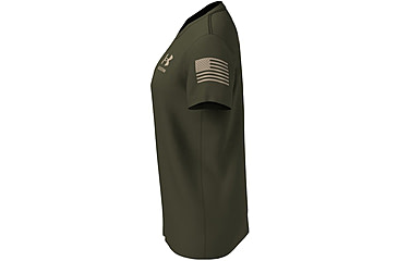 Image of Under Armour New Freedom Flag T-Shirt - Womens, Marine OD Green, Extra Large, 1370814390XL