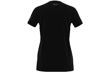 Image of Under Armour New Freedom Logo T-Shirt - Womens, Black / Graphite, Small, 1370815001SM