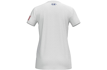 Image of Under Armour New Freedom Logo T-Shirt - Womens, White, Small, 1370815100SM