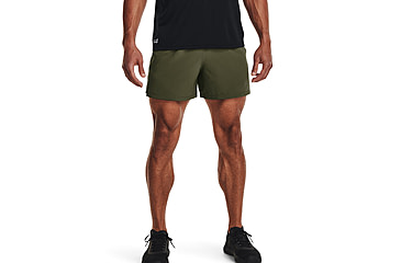 Image of Under Armour Tac Academy Shorts - Mens, 5in, Marine OD Green, Large, 1373669390LG