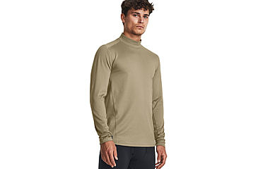 Image of Under Armour Tactical ColdGear Infrared Base Mock - Mens, Federal Tan, Extra Large, 1365388499XL