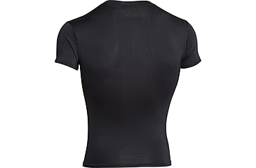 Image of Under Armour Tactical HeatGear Compression V-Neck T-Shirt - Mens, Black, Large, 1216010001LG