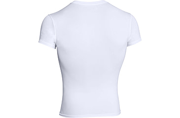 Image of Under Armour Tactical HeatGear Compression V-Neck T-Shirt - Mens, White, 3X-Large, 12160101003X