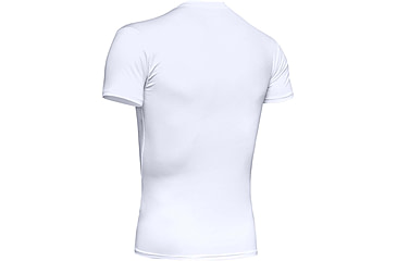 Image of Under Armour Tactical HeatGear Compression V-Neck T-Shirt - Mens, White, 3X-Large, 12160101003X
