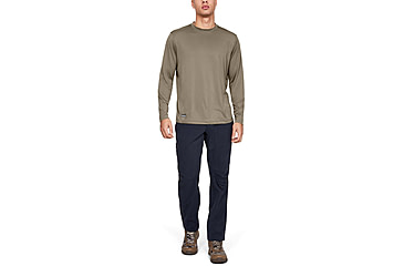 Image of Under Armour Tactical UA Tech Long Sleeve T-Shirt - Mens, Federal Tan, X-Large, 1248196499XL