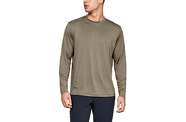 Image of Under Armour Tactical UA Tech Long Sleeve T-Shirt - Mens, Federal Tan, X-Large, 1248196499XL