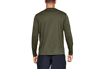 Image of Under Armour Tactical UA Tech Long Sleeve T-Shirt - Mens, Marine OD Green, Large, 1248196390LG