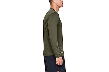 Image of Under Armour Tactical UA Tech Long Sleeve T-Shirt - Mens, Marine OD Green, Large, 1248196390LG