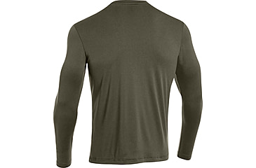 Image of Under Armour Tactical UA Tech Long Sleeve T-Shirt - Mens, Marine OD Green, Large, 1248196390LG