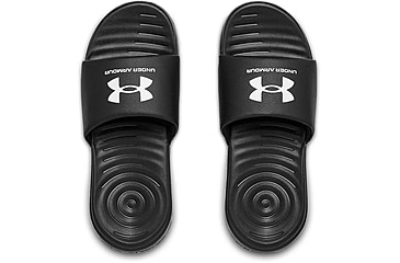 Image of Under Armour UA Ansa Fix Sandal - Womens, Black/Black/White, 8, 30237720048