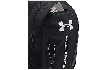 Image of Under Armour Ua Hustle 6.0 Backpack, Black/black/white - 1384672002OSFM