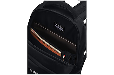 Image of Under Armour Ua Hustle 6.0 Backpack, Black/black/white - 1384672002OSFM