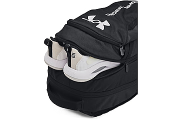 Image of Under Armour Ua Hustle 6.0 Backpack, Black/black/white - 1384672002OSFM
