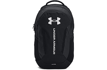 Image of Under Armour Ua Hustle 6.0 Backpack, Black/black/white - 1384672002OSFM