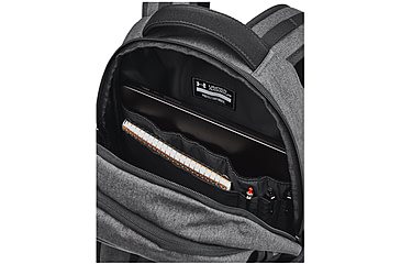 Image of Under Armour Ua Hustle 6.0 Backpack, Black Full Heather/black - 1384672005OSFM