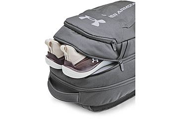 Image of Under Armour Ua Hustle 6.0 Backpack, Castlerock/steel - 1384672025OSFM