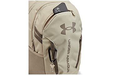 Image of Under Armour Ua Hustle 6.0 Backpack, Khaki Base/khaki Base/taupe Dusk - 1384672289OSFM