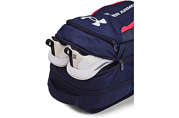 Image of Under Armour Ua Hustle 6.0 Backpack, Midnight Navy/midnight Navy/white - 1384672412OSFM