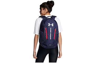 Image of Under Armour Ua Hustle 6.0 Backpack, Midnight Navy/midnight Navy/white - 1384672412OSFM