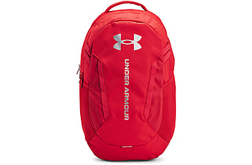 Image of Under Armour Ua Hustle 6.0 Backpack, Red/red - 1384672600OSFM