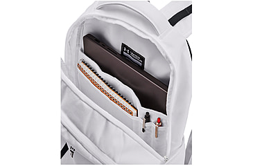Image of Under Armour Ua Hustle 6.0 Backpack, White/white/black - 1384672100OSFM