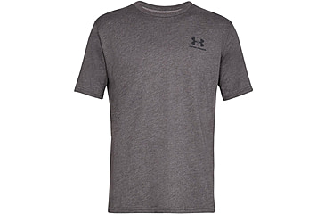 Image of Under Armour Ua Sportstyle Left Chest T-shirt, Charcoal Medium Heather - 13267990193X
