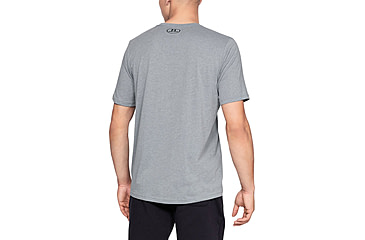 Image of Under Armour UA Sportstyle Left Chest T-Shirt - Mens, Steel Light Heather, 3X-Large, 13267990363XL