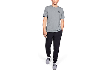 Image of Under Armour UA Sportstyle Left Chest T-Shirt - Mens, Steel Light Heather, 3X-Large, 13267990363XL