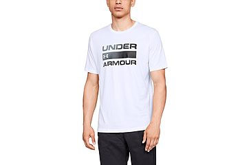 Image of Under Armour UA Team Issue Wordmark Short Sleeve Shirt - Mens, Extra Large, White, 1329582100XL