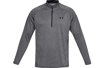 Image of Under Armour UA Tech 1/2 Zip Long Sleeve Shirt - Mens, Carbon Heather, 3X-Large, 13284950903X