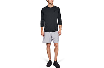 Image of Under Armour UA Tech 2.0 Long Sleeve Shirt - Mens, Black, Large, 1328496001LG