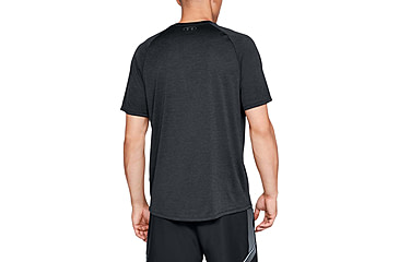 Image of Under Armour UA Tech 2.0 V-Neck T-Shirt - Mens, Black, X-Large, 1328190001XL