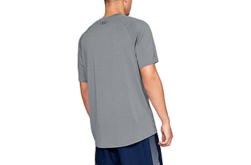 Image of Under Armour UA Tech 2.0 V-Neck T-Shirt - Mens, Steel, X-Large, 1328190035XL