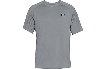 Image of Under Armour UA Tech 2.0 V-Neck T-Shirt - Mens, Steel, X-Large, 1328190035XL