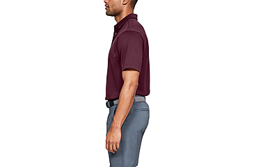 Image of Under Armour UA Tech Golf Polo Shirt - Mens, Medium, Maroon, 1290140609MD
