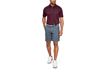 Image of Under Armour UA Tech Golf Polo Shirt - Mens, Medium, Maroon, 1290140609MD