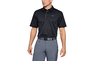 Image of Under Armour UA Tech Polo - Mens, Black, 2X-Large, 12901400012X