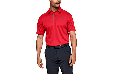 Image of Under Armour UA Tech Polo - Mens, Red, 2X-Large, 12901406002X