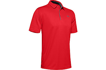 Image of Under Armour UA Tech Polo - Mens, Red, 2X-Large, 12901406002X