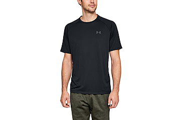 Image of Under Armour UA Tech Short Sleeve Tee 2.0 - Mens, Black, Small, 1326413001SM