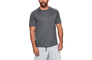 Image of Under Armour UA Tech Short Sleeve Tee 2.0 - Mens, Carbon Heather, X-Large, 1326413090XL
