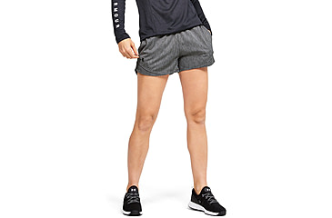 Image of Under Armour Womens Ua Play Up Shorts 3.0 Twist, Jet Gray - 13491250102X