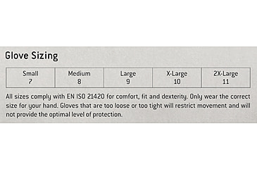 Image of Venture Gear Tactical Heavy Duty Impact Operator H&amp;L Glove, Black, Large, VGTG40BL