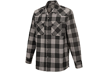 Image of Vertx Canyon Valley Flannel Long Sleeve Shirt - Mens, Marshland Grey Plaid, Medium, F1 VTX1501 MSHGP MEDIUM N/A