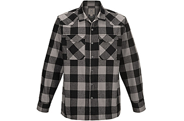 Image of Vertx Canyon Valley Flannel Long Sleeve Shirt - Mens, Marshland Grey Plaid, Medium, F1 VTX1501 MSHGP MEDIUM N/A