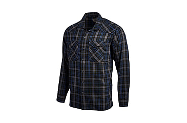 Image of Vertx Canyon Valley Flannel - Mens, River Shade Plaid, Small, F1 VTX1501 RVSP SMALL