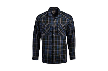 Image of Vertx Canyon Valley Flannel - Mens, River Shade Plaid, Small, F1 VTX1501 RVSP SMALL